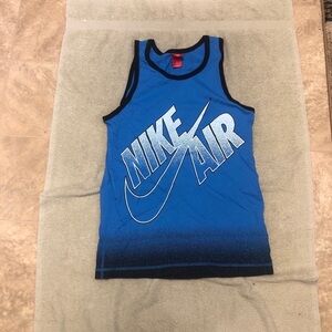 Nike Blue Tank Top with Black Trim